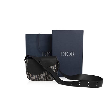 mini dior saddle bag with strap|oblique mini roller saddle bag.